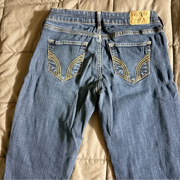 Hollister Women's Dark Wash Skinny Jean Size 5 Long 27x35 GUC - Picture 4 of 4